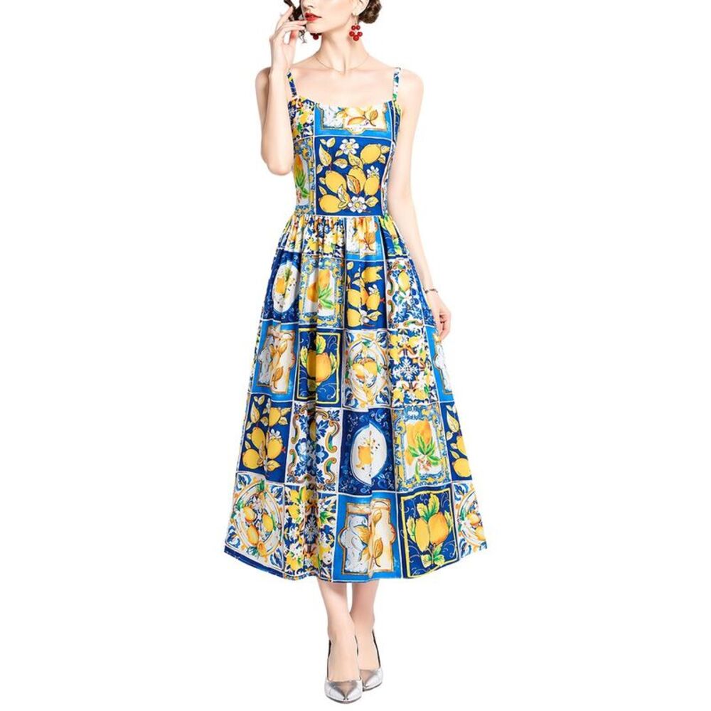 Nia Womens  Midi Dress